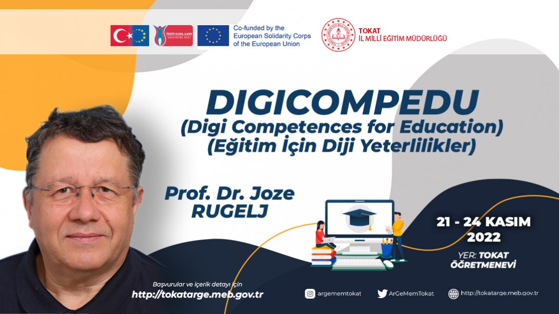 Prof. Dr. Joze RUGELZ DİGİCOMPEDU (Digi Competences for Education) 